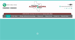 Desktop Screenshot of northtexasallergy.com